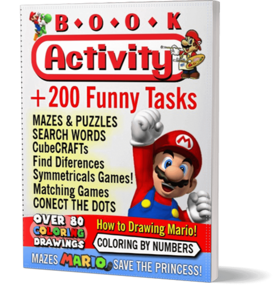 Home Super Mario Activity Book! | Bible Activity Books!